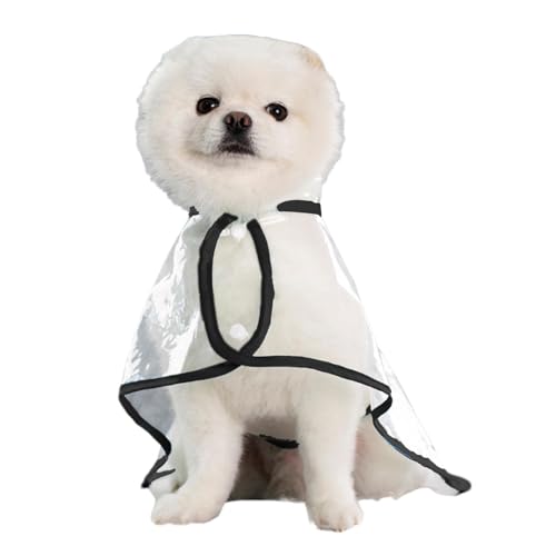 Besreey Regenmantel für Hunde,Hunderegenjacke | Atmungsaktiver, leichter Hunde-Regenponcho für den Außenbereich - Wasserdichte Kleidung für Haustiere im Freien, wasserdichte Regenmäntel für Haustiere, von Besreey