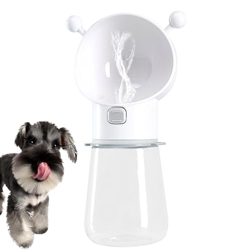 Besreey Wasserspender für Haustiere, Wasserflaschenspender für Hunde | 565 ml auslaufsicherer Reise-Wasserspender für Hunde,Stilvoller und sicherer Getränkespender, tragbare Welpen-Wasserflasche für von Besreey
