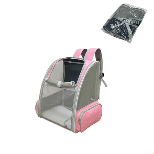 Besshepplo Haustier-Tragetasche, Rucksack, Katzentragetasche, faltbar, weiche Seiten, Katzentransporttrage für kleine Haustiere, mit atmungsaktivem Design, Sicherheitsverschluss mit atmungsaktivem Besshepplo Haustier-Tragetasche, Rucksack, Katzentragetasche, faltbar, weiche Seiten, Katzentransporttrage für kleine Haustiere, mit atmungsaktivem Design, Sicherheitsverschluss mit atmungsaktivem von Besshepplo