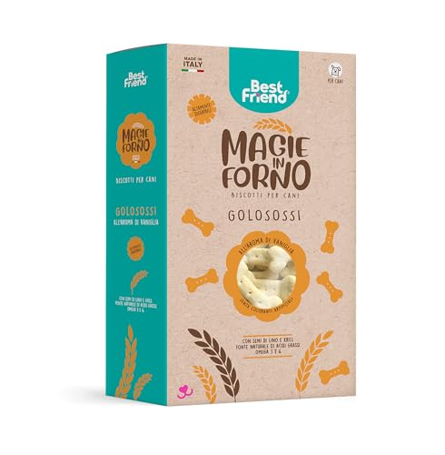 Best Friend - Magische Hundekekse im Ofen. Natürlicher Hundesnack, hochverdaulich und ohne künstliche Farbstoffe. Kauen mit Omega 3 und 6 | Vanille, 1 kg Best Friend - Magische Hundekekse im Ofen. Natürlicher Hundesnack, hochverdaulich und ohne künstliche Farbstoffe. Kauen mit Omega 3 und 6 | Vanille, 1 kg von Best Friend