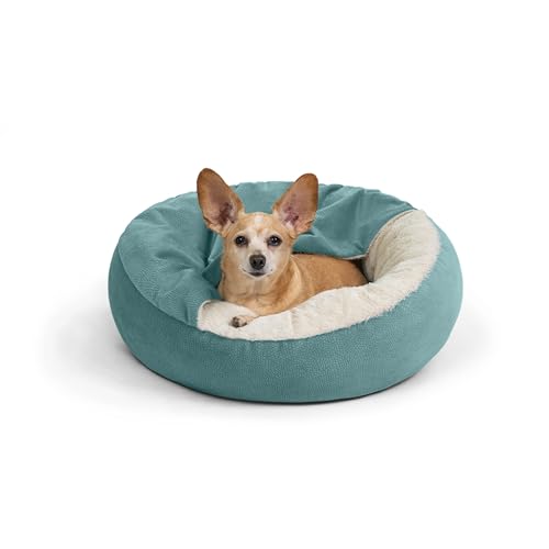Best Friends by Sheri Cozy Cuddler Ilan Katzen- und Hundebett, mit befestigter Decke, Gezeitenpool, Blau, 61 x 61 cm Best Friends by Sheri Cozy Cuddler Ilan Katzen- und Hundebett, mit befestigter Decke, Gezeitenpool, Blau, 61 x 61 cm von Best Friends by Sheri