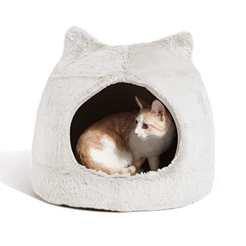 Best Friends by Sheri Meow Hut - Katzenhöhle/Hundehöhle mit Kunstfell-Bezug - Elfenbeinfarben - S Best Friends by Sheri Meow Hut - Katzenhöhle/Hundehöhle mit Kunstfell-Bezug - Elfenbeinfarben - S von Best Friends by Sheri