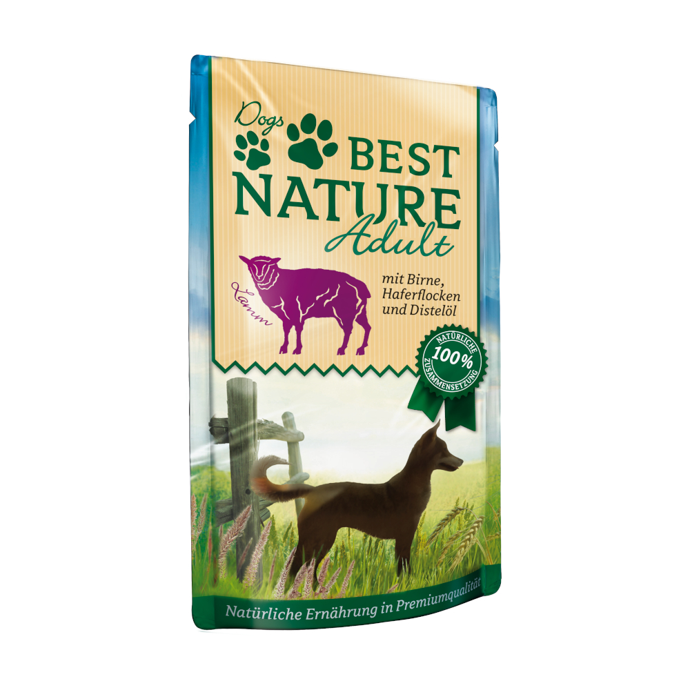 Best Nature Adult Dog 12 x 150 g - Lamm & Birne Best Nature Adult Dog 12 x 150 g - Lamm & Birne von Best Nature