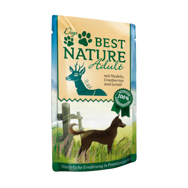 Best Nature Adult Dog 12 x 150 g - Wild & Nudeln von Best Nature
