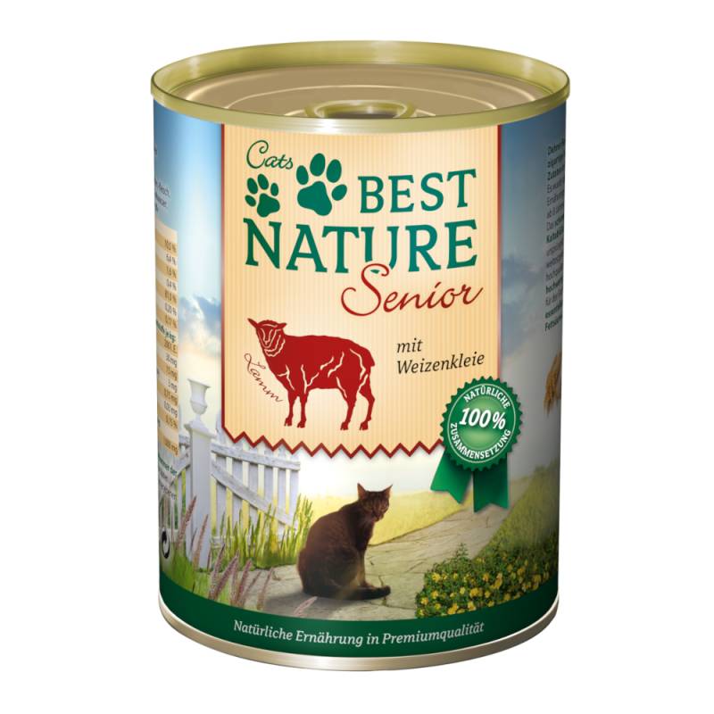 Best Nature Cat Senior 6 x 400 g - Lamm von Best Nature