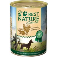 Best Nature Dog Adult 6 x 400 g - Kaninchen, Huhn & Nudeln von Best Nature