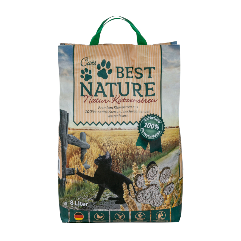 Best Nature Katzenstreu - 8 l (4,3 kg) von Best Nature