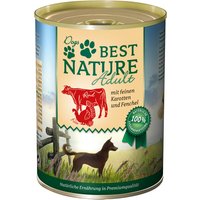 Sparpaket Best Nature Dog Adult 12 x 400 g - Pute, Rind & Karotten von Best Nature