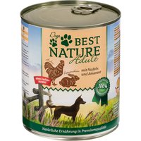 Sparpaket Best Nature Dog Adult 12 x 800 g - Kaninchen, Huhn & Nudeln von Best Nature