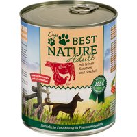 Sparpaket Best Nature Dog Adult 12 x 800 g - Pute, Rind & Karotten von Best Nature