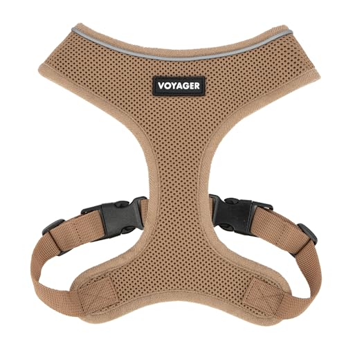 Voyager Aerolite No Pull Mesh Hundegeschirr mit Leichten, weichen, atmungsaktiven, reflektierenden Nähten und verstellbaren Gurten zum Gehen, Laufen, Training, strapazierfähig und langlebig - Beige, L Voyager Aerolite No Pull Mesh Hundegeschirr mit Leichten, weichen, atmungsaktiven, reflektierenden Nähten und verstellbaren Gurten zum Gehen, Laufen, Training, strapazierfähig und langlebig - Beige, L von Best Pet Supplies
