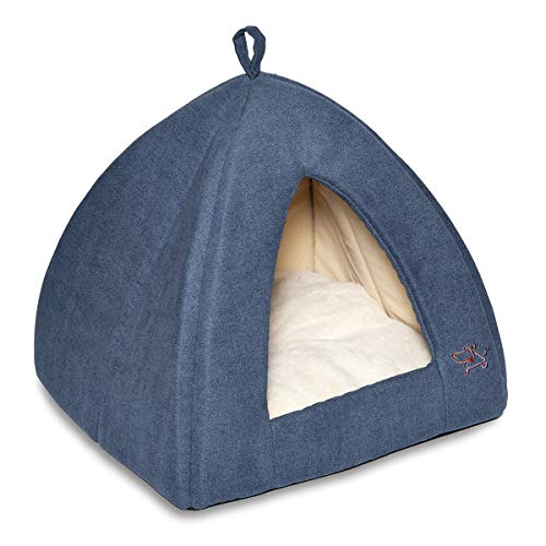 Best Pet Supplies Haustierzelt, weiches Bett für Hunde und Katzen, Marineblau, 40,6 x 40,6 x 35,6 cm Best Pet Supplies Haustierzelt, weiches Bett für Hunde und Katzen, Marineblau, 40,6 x 40,6 x 35,6 cm von Best Pet Supplies