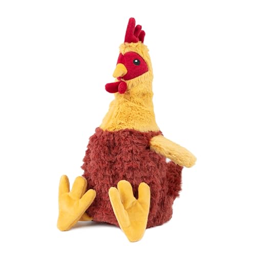 Best Pet Supplies Hundespielzeug aus Plüsch, knisterndes Huhn, für interaktives Spielen, für Welpen und Senioren, für drinnen und draußen, Bunte Huhn-Spielzeug-Form, niedlich und kuschelig, Best Pet Supplies Hundespielzeug aus Plüsch, knisterndes Huhn, für interaktives Spielen, für Welpen und Senioren, für drinnen und draußen, Bunte Huhn-Spielzeug-Form, niedlich und kuschelig, von Best Pet Supplies