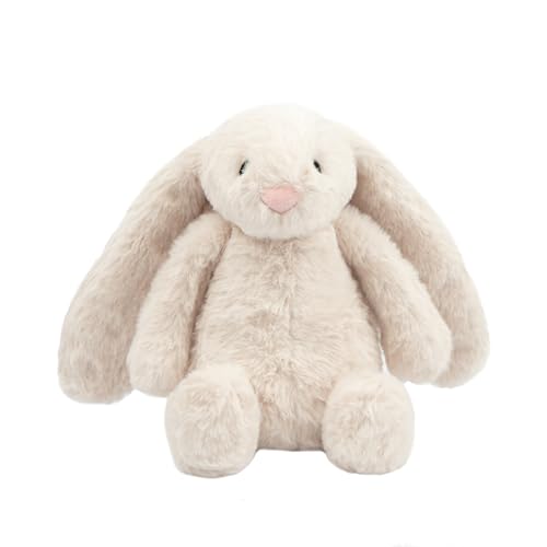 Best Pet Supplies Interaktives Bunny Buddy Hundespielzeug mit knisternder und quietschender Bereicherung für kleine und mittelgroße Rassen Welpen oder Hunde, niedlich und plüschig - Hase (Beige) von Best Pet Supplies