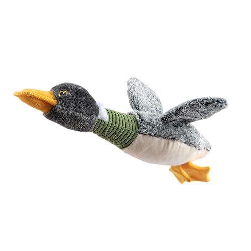 Best Pet Supplies Interaktives Mallard Mates Hundespielzeug mit knisternder und quietschender Bereicherung für kleine und mittelgroße Rassen, Welpen oder Hunde, niedlich und plüschig, Stockentenflügel von Best Pet Supplies