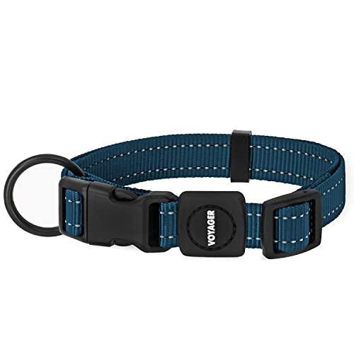 Best Pet Supplies Reflektierendes Hundehalsband mit Verstellbarer Länge, robuste Schnalle und starkem D-Ring für die Leine, Training, Walking, Joggenzubehör für kleine,Blau, M Best Pet Supplies Reflektierendes Hundehalsband mit Verstellbarer Länge, robuste Schnalle und starkem D-Ring für die Leine, Training, Walking, Joggenzubehör für kleine,Blau, M von Best Pet Supplies