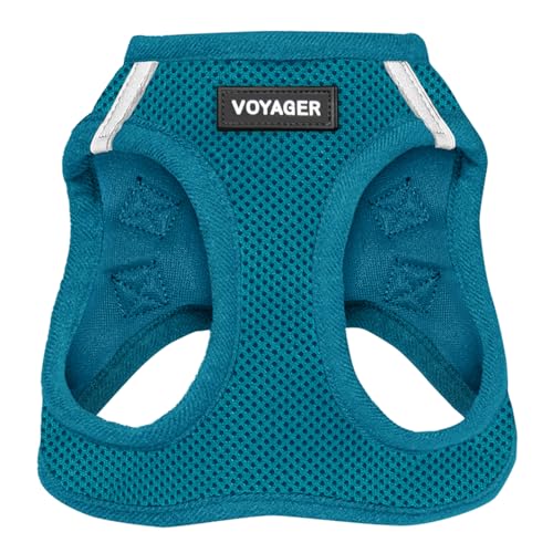 Voyager Step-In Air Hundegeschirr by Best Pet Supplies - All Weather Mesh Step in Vest Harness für kleine und mittlere Hunde, Türkis, size M - Brust 40- 45 cm von Best Pet Supplies
