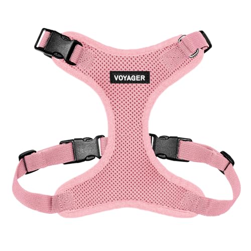 Voyager Step-In Lock Haustiergeschirr, Allwetter-Netzgewebe, verstellbares Step-in-Geschirr für Katzen und Hunde, von Best Pet Supplies – Rosa, Größe M Voyager Step-In Lock Haustiergeschirr, Allwetter-Netzgewebe, verstellbares Step-in-Geschirr für Katzen und Hunde, von Best Pet Supplies – Rosa, Größe M von Best Pet Supplies