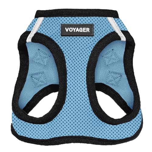Voyager Step-In Air Hundegeschirr by Best Pet Supplies - All Weather Mesh Step in Vest Harness für kleine und mittlere Hunde, Blau / Schwarzer Rand, size XS - Brust 33-37 cm Voyager Step-In Air Hundegeschirr by Best Pet Supplies - All Weather Mesh Step in Vest Harness für kleine und mittlere Hunde, Blau / Schwarzer Rand, size XS - Brust 33-37 cm von Best Pet Supplies