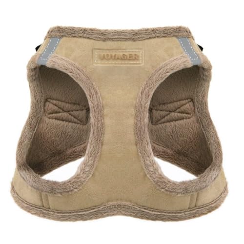 Voyager Step-In Plüsch-Hundegeschirr by Best Pet Supplies - Step-In-Westengeschirr für kleine und mittelgroße Hunde, Weicher Plüsch, Latter, size XS - Brust 33-37 cm Voyager Step-In Plüsch-Hundegeschirr by Best Pet Supplies - Step-In-Westengeschirr für kleine und mittelgroße Hunde, Weicher Plüsch, Latter, size XS - Brust 33-37 cm von Best Pet Supplies