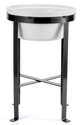 BestVida® Futterautomat für Haustiere, Futterspender für Hunde, Futterspender, Hundenapf, Haustierstation, Futterstation für Haustiere (X-Large, Weiß) von BestVida