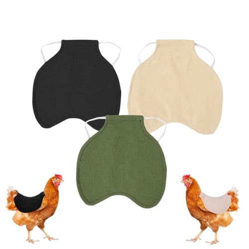 3 Stück Huhn Weste, Hühnersattel, Warnweste Für Huhn, Adjustierbarer Schutzschürze, Mit Verhindert Übermäßiges Federpicken Und Federverlust Bei Geflügel, Für Geflügel Und Hühnerherden 3 Stück Huhn Weste, Hühnersattel, Warnweste Für Huhn, Adjustierbarer Schutzschürze, Mit Verhindert Übermäßiges Federpicken Und Federverlust Bei Geflügel, Für Geflügel Und Hühnerherden von Bestevery