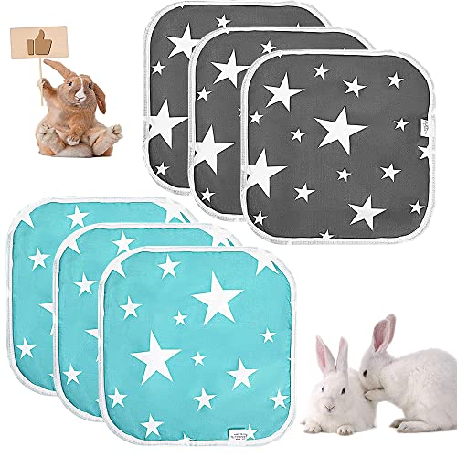 6 Stück Waschbar Meerschweinchen Pads, Meerschweinchen Käfig Kissen, Käfigmatte Für Kleine Tiere, Meerschweinchen Waschbare Pee Pads, Wiederverwendbar, rutschfest, Für Kleine Tiere, 30 x 30 cm 6 Stück Waschbar Meerschweinchen Pads, Meerschweinchen Käfig Kissen, Käfigmatte Für Kleine Tiere, Meerschweinchen Waschbare Pee Pads, Wiederverwendbar, rutschfest, Für Kleine Tiere, 30 x 30 cm von Bestevery