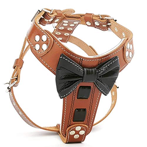 Bestia |Bowtie| Leder Brustgeschirr für Französische Bulldoggen. 100% Leder. Handgefertigt. Top Qualität von Bestia