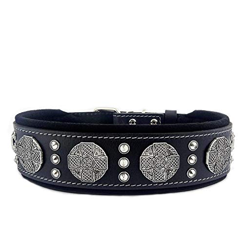 Bestia Maximus Echtleder Hundehalsband für große Hunde 100% Leder Bestia Maximus Echtleder Hundehalsband für große Hunde 100% Leder von Bestia