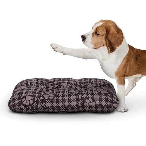 Bestlivings Hundekissen 40x60x15cm (LxBxH) - Braun - Hundekorb gepolstert in vielen Größen M-XXL, kleine bis große Hunde, Hundebett, ÖKO-TEX von Bestlivings