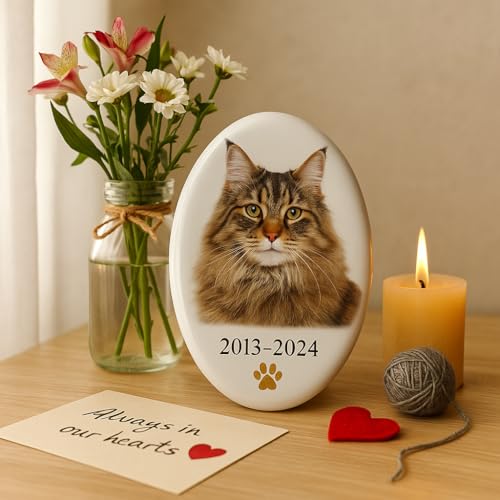Personalisierte Gedenksteine für Haustiere, ewiges Porzellanfoto mit lebendigen Porträts, Farbtext, Geschenke für jemanden, der einen geliebten Menschen verloren hat, oder Haustier, Hund, Katze (klein Personalisierte Gedenksteine für Haustiere, ewiges Porzellanfoto mit lebendigen Porträts, Farbtext, Geschenke für jemanden, der einen geliebten Menschen verloren hat, oder Haustier, Hund, Katze (klein von Bethel