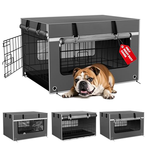 Bethshaya Multifunktionale Abdeckung für Hundekäfige, perfekt passend für Standard-Hundekäfige, 76,2 cm, verstellbare Belüftung und Beleuchtung, hilft Haustieren ruhig zu schlafen Bethshaya Multifunktionale Abdeckung für Hundekäfige, perfekt passend für Standard-Hundekäfige, 76,2 cm, verstellbare Belüftung und Beleuchtung, hilft Haustieren ruhig zu schlafen von Bethshaya
