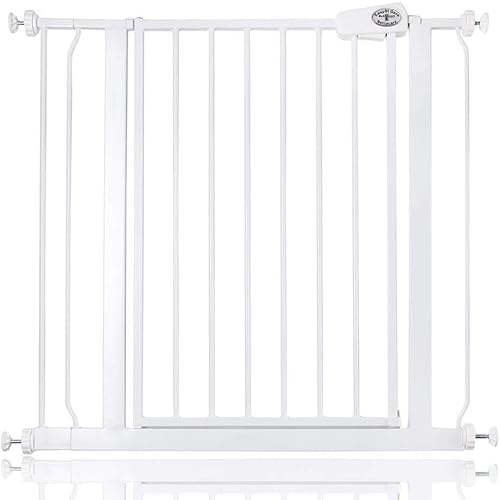 Bettacare Einfach Anzubringen Hundegitter, 81.4cm - 89.4cm, Weiß, Druckbefestigung Hundegitter, Barrière Einfache Installation von Bettacare