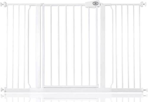 Bettacare Einfach Anzubringen Sicherheitsschutzgitter, 133.2cm - 141.2cm, Weiß, Treppenschutzgitter mit Druckmontage, Sicherheitsbarriere, Einfache Installation Bettacare Einfach Anzubringen Sicherheitsschutzgitter, 133.2cm - 141.2cm, Weiß, Treppenschutzgitter mit Druckmontage, Sicherheitsbarriere, Einfache Installation von Bettacare