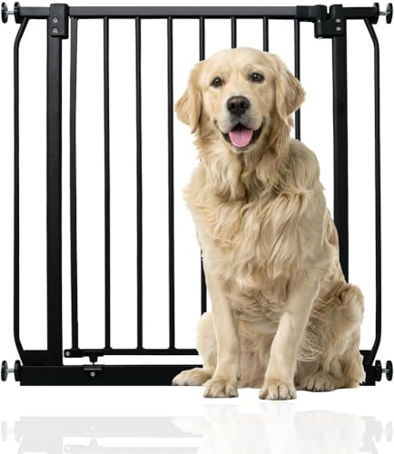 Bettacare Elite Druck-Hundegitter Schmal, 65.5cm - 74.5cm, Mattschwarz, Schmales Druckbefestigungs-Tiergitter für Hunde und Welpen, Haustier- und Hundesperre, Einfache Installation von Bettacare