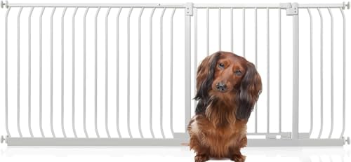Bettacare Elite Hundegitter, 189cm - 198cm, Matt Weiß, Druckbefestigung Hundegitter für Hunde und Welpen,Barrière Einfache Installation Bettacare Elite Hundegitter, 189cm - 198cm, Matt Weiß, Druckbefestigung Hundegitter für Hunde und Welpen,Barrière Einfache Installation von Bettacare