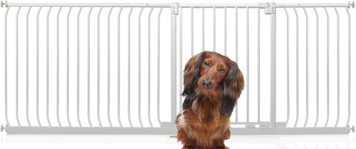 Bettacare Elite Hundegitter, 216cm - 225cm, Matt Weiß, Druckbefestigung Hundegitter für Hunde und Welpen,Barrière Einfache Installation Bettacare Elite Hundegitter, 216cm - 225cm, Matt Weiß, Druckbefestigung Hundegitter für Hunde und Welpen,Barrière Einfache Installation von Bettacare