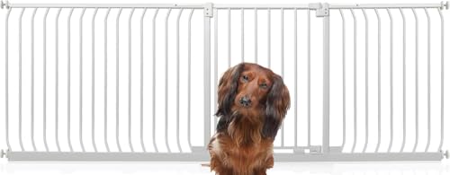Bettacare Elite Hundegitter, 234cm - 243cm, Matt Weiß, Druckbefestigung Hundegitter für Hunde und Welpen,Barrière Einfache Installation Bettacare Elite Hundegitter, 234cm - 243cm, Matt Weiß, Druckbefestigung Hundegitter für Hunde und Welpen,Barrière Einfache Installation von Bettacare