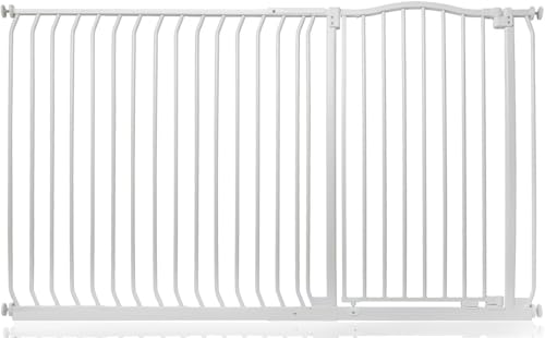 Bettacare Extra Hoch Gebogenes Haustiertor, 171cm - 180cm, Mattweiß, Extra Hoch 100cm in der Höhe, Druckmontage Haustiertor für Hunde und Welpen, Haustier- und Hundesperre, Einfache Installation Bettacare Extra Hoch Gebogenes Haustiertor, 171cm - 180cm, Mattweiß, Extra Hoch 100cm in der Höhe, Druckmontage Haustiertor für Hunde und Welpen, Haustier- und Hundesperre, Einfache Installation von Bettacare