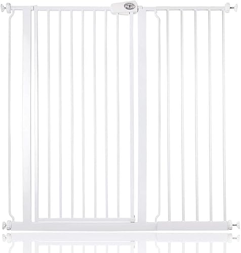 Bettacare Extra Hohes Druckmontierte Premium Haustiergitter, 108.4cm - 116cm, Weiß, Druckmontierte Treppengitter für Hunde, Sicherheitsbarriere, Einfache Montage Bettacare Extra Hohes Druckmontierte Premium Haustiergitter, 108.4cm - 116cm, Weiß, Druckmontierte Treppengitter für Hunde, Sicherheitsbarriere, Einfache Montage von Bettacare