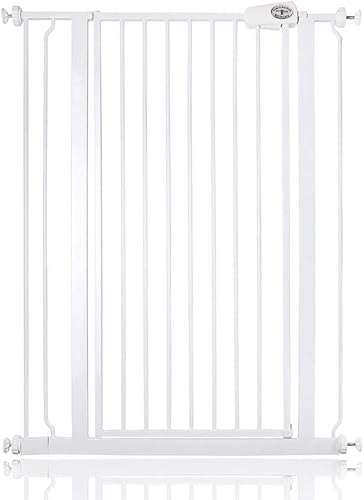 Bettacare Extra Hohes Druckmontierte Premium Haustiergitter, 82.4cm - 90cm, Weiß, Druckmontierte Treppengitter für Hunde, Sicherheitsbarriere, Einfache Montage von Bettacare