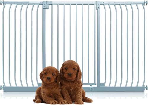 Bettacare Extra Hohes Elite Hundegitter, 170cm - 179cm, Matt Grau, Extra Hoch 96.8cm in der Höhe, Druckbefestigung Hundegitter für Hunde und Welpen,Barrière Einfache Installation Bettacare Extra Hohes Elite Hundegitter, 170cm - 179cm, Matt Grau, Extra Hoch 96.8cm in der Höhe, Druckbefestigung Hundegitter für Hunde und Welpen,Barrière Einfache Installation von Bettacare