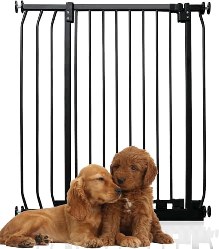 Bettacare Extra Tall Elite Hundegitter, 80cm - 89cm, Matt Schwarz, Extra Hoch 96.8cm in der Höhe, Druckbefestigung Hundegitter für Hunde und Welpen,Barrière Einfache Installation Bettacare Extra Tall Elite Hundegitter, 80cm - 89cm, Matt Schwarz, Extra Hoch 96.8cm in der Höhe, Druckbefestigung Hundegitter für Hunde und Welpen,Barrière Einfache Installation von Bettacare
