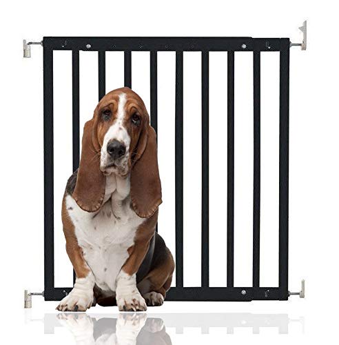 Bettacare Chunky Wooden Screw Fit Pet Gate Black Wood von Bettacare