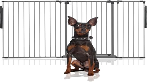 Bettacare Premium Mehrfachpanel Flexibles Haustiergitter, bis zu 200cm Breit, Grau, 70cm Hoch, Hundegitter für Haustiere Hunde und Welpen, Welpengitter geeignet für Innen und Außenbereich Bettacare Premium Mehrfachpanel Flexibles Haustiergitter, bis zu 200cm Breit, Grau, 70cm Hoch, Hundegitter für Haustiere Hunde und Welpen, Welpengitter geeignet für Innen und Außenbereich von Bettacare