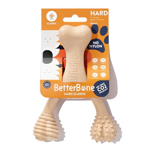 BetterBone Hart – nachhaltiges, natürliches hypoallergenes Hundespielzeug für Aggressive Kauer – langlebig, strapazierfähig, super stark, Harte Zahnkauknochen für kleine, mittelgroße und große Rassen BetterBone Hart – nachhaltiges, natürliches hypoallergenes Hundespielzeug für Aggressive Kauer – langlebig, strapazierfähig, super stark, Harte Zahnkauknochen für kleine, mittelgroße und große Rassen von BetterBone