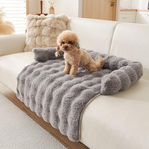 Bettschlange Hundebett Flauschig, Katzenbett, Hundedecke Sofa mit Rand, Waschbar Haustierbett, Hundebetten rutschfest, Katzensofa Katzennest für Katze Kleine Hunde, 75x75cm, Dunkelgrau Bettschlange Hundebett Flauschig, Katzenbett, Hundedecke Sofa mit Rand, Waschbar Haustierbett, Hundebetten rutschfest, Katzensofa Katzennest für Katze Kleine Hunde, 75x75cm, Dunkelgrau von Bettschlange