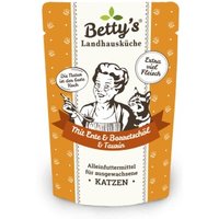 Betty's Landhausküche Frischebeutel mit Ente 12 x 100g für Katze von Betty's Landhausküche