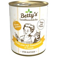 Betty's Landhausküche Huhn Pur mit Borretschöl 6 x 400g für Katze von Betty's Landhausküche