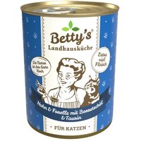 Betty's Landhausküche Huhn und Forelle mit Borretschöl 6 x 400g für Katze von Betty's Landhausküche